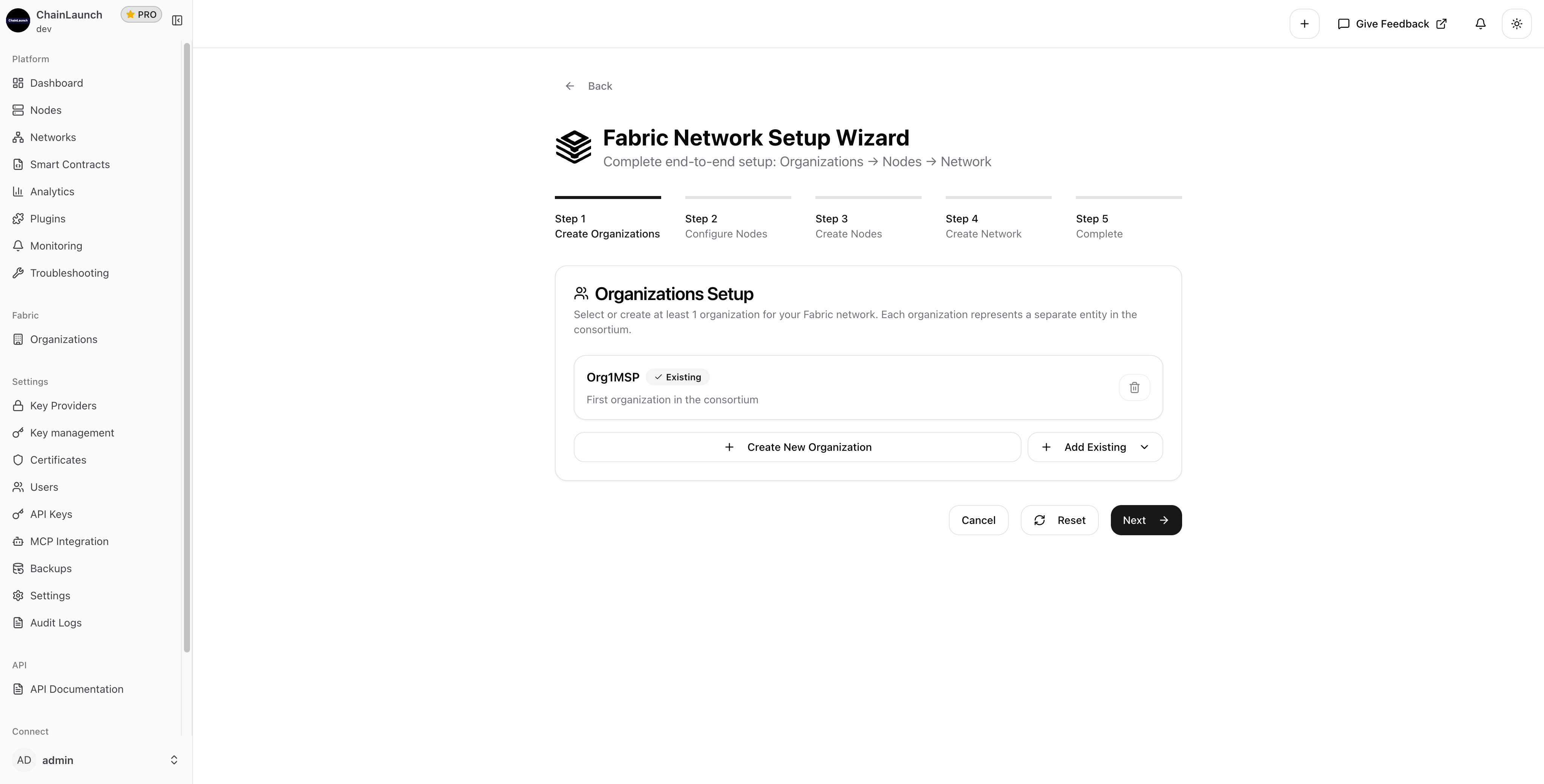 Organization Created